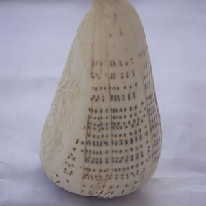 Conus Shell tallado Ganesha ornamento Feng Shui SEASHELL JOYERÍA con técnica cruda con estilo de animal religioso Dios tallado - Product Image 4