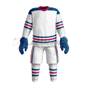 Ensemble d'uniformes de hockey personnalisés pour jeunes et adultes Maillots et pantalons de qualité professionnelle pour une équipe ou une ligue Utilisez tous les styles à des prix abordables - Product Image 3