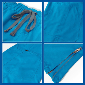 Uniformes de enfermera de moda lavables elásticos de algodón a la moda para mujeres y hombres conjuntos de quirófano para Hospital - Product Image 3