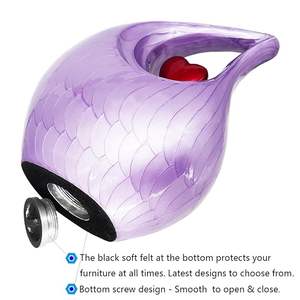 Unique Creative Purple Teardrop Small Red Heart of Love Urn Urnas de cremación para cenizas humanas para funeral - Product Image 6