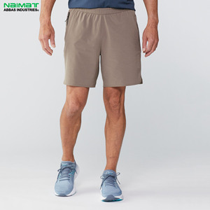 Top Premium hombres peso ligero High Street Gym pantalones cortos para correr personalizado transpirable comodidad cintura elástica sólido 100% algodón - Product Image 2