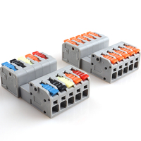 2604D Kompakter Hebelklemmenblock Schnellverbinder für Leitungen Inline-Spleißverbinder Push-Wire-Verbinder