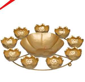 2024 plus beau dernier Design Diwali décoratif métal pooja Urli Diya - Product Image 2