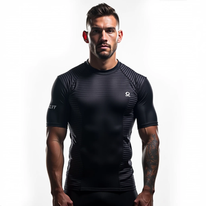 Proveedor de protectores contra sarpullidos personalizados de alta calidad, Fabricante Mayorista de ropa MMA sublimada personalizada para uso en entrenamiento - Product Image 2