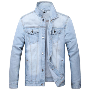Hot Selling New Arrival Men's Custom Denim Jackets Casual Style with Embroidery <b>Decoration</b> for <b>Winter</b> - Product Image 1
