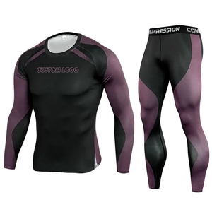 Rashguard imprimé 2 pièces confortable, anti-humidité, qualité supérieure 250g, manches longues, service OEM ODM, fournisseur fiable, personnalisation du logo - Product Image 1