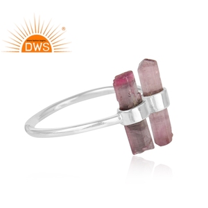 Anillo de piedras preciosas multiturmalina Natural de Plata de Ley 925 más vendido, fabricante de joyería de diseño personalizado - Product Image 2