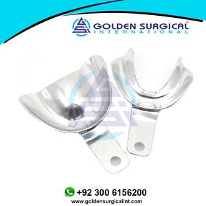 Bandejas de Impresión Dentales de Ortodoncia, de Aleación de Aluminio, Sin Perforaciones, Bandejas de Impresión No Oclusales - Product Image 3