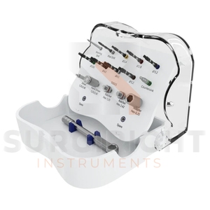 ซูร์จิ ไรท์ เอสอาร์ # ชุดดอกสว่านปลูกฝังรากฟันเทียม 15343 รูปทรงกรวย ผลิตจากเหล็กกล้าไร้สนิมเยอรมัน ได้รับการรับรองมาตรฐาน CB ใช้กับแหล่งจ่ายไฟฟ้า ด้ามจับออกแบบตามหลักสรีรศาสตร์ 3 - Product Image 4