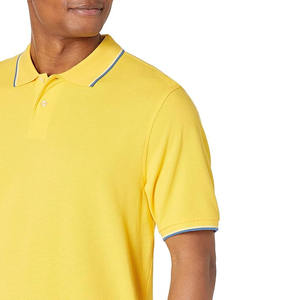 Polo bordado de golf con estampado de verano con manga corta, Polo profesional OEM hecho en fábrica para hombre, polos fabricados por Dress Sports - Product Image 5