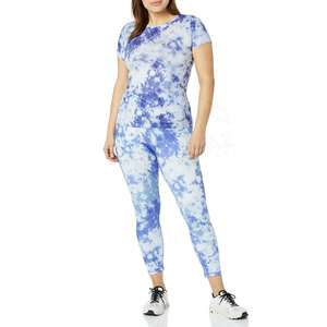 Leggings de fitness sans couture de haute qualité, élégants, pour femmes, anti-transpiration, taille haute, fermeture à cordon, en élasthanne/polyester - Product Image 3