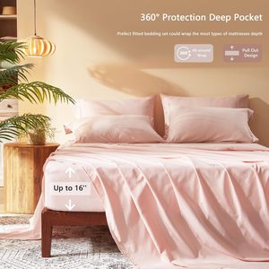 Ensemble de couette 7 pièces Orange King doux ensemble de literie pour toutes les saisons avec couette, drap plat, drap-housse, taies d'oreiller, Shams - Product Image 4