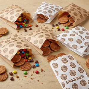Empaque de Papel para Conos de Stroopwafels, Color Rosa Dorado, con Burbujas, Logotipo Personalizado, Mini Stroopwafels, Soporte para Empaque de Stroopwafels - Product Image 4