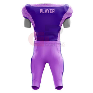 Uniforme de football américain dernier modèle, uniforme de football américain fabriqué en polyester 100% - Product Image 2
