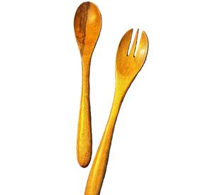 Ensemble de service à salade unique avec poignée de conception attrayante au look de poisson Vaisselle Ustensiles de cuisine Soupe à salade Outils de service et de mélange - Product Image 5