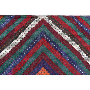 Tapis turc vintage, tapis d'appoint 3,1x5 pi (93x153 cm), tapis en laine rouge à imprimé animal - Product Image 5