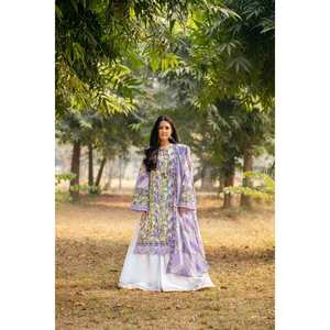 Conjunto de 3 Piezas para Mujer, Traje de Tela Estampada sin Coser, Colección CL-52426 - Product Image 1