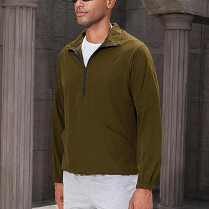 Chaqueta cortavientos de golf impermeable y transpirable para hombre de Streetgrace con opciones de etiqueta de impresión de logotipo OEM personalizado - Product Image 4