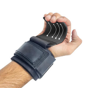 SAAR INDUSTRIES Muñequeras de Neopreno Hechas a Medida de Alta Calidad, Resistentes, Transpirables, Antideslizantes, con Ganchos para Levantamiento de Pesas, para Gimnasio y Entrenamiento - Product Image 4