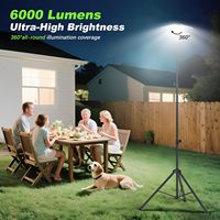 Lampes de camping avec télécommande et support, lanterne de camping rechargeable 14000 mAh, lumière de tente, lampe de travail magnétique 6000 lumens
