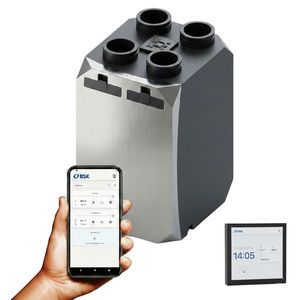 Unidad de Ventilación con Recuperación de Calor (HRV) Inteligente con Control WiFi, Aplicación Móvil, 375 M/h, Alta Eficiencia, Flujo Contrario, A+, Flexible para Hospitales - Product Image 1