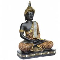Statue de Bouddha assis en métal de style Art déco, artisanat, objet de décoration pour la maison, pour le salon et les cadeaux