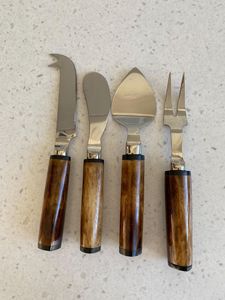 Trending Design Stainless Steel With Wooden Handle Cheese <b>Knife</b> Set Made By Skilled Artisans Exceptional Quality And Longevity - Product Image 6