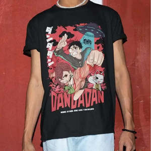 Camiseta de Anime Dandadan 100% Algodón con Tejido Jersey de Fibra de Bambú, Tallas 200-300 Gramos - Product Image 1