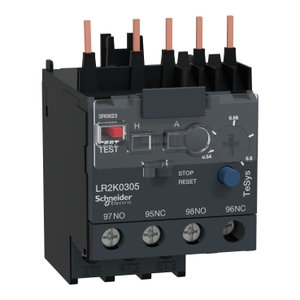 Relè Termico Differenziale SCHNEIDER ELECTRIC LR2K0305 TeSys Classe K 10A 0.54...0.8 A - Product Image 1