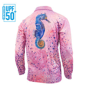 Polo à manches courtes en polyester 100% de haute qualité pour hommes imperméable à l'eau vêtements de pêche par sublimation pour les tournois - Product Image 2