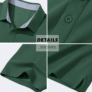 Polos personalizados Unisex liso 100% algodón al por mayor de manga corta de los hombres Polos en blanco de diseño personalizado impresión Logo camisas - Product Image 6