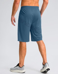 กางเกงขาสั้นบาสเก็ตบอลคลาสสิกเหมาะสำหรับการฝึกออกกำลังกายแบบสตรีทบอลระบายอากาศน้ำหนักเบาสไตล์ใส่สบายกราฟิกตัวหนา - Product Image 2