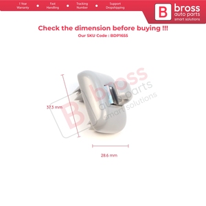 BDP1655 1 Piece Sun Visor Shade Holder <b>Hook</b> <b>Clips</b> Gray Color for A1 A3 A4 B7 B8 B9 A5 A6 C6 Q2 Q3 Q5 TT Exeo - Product Image 6