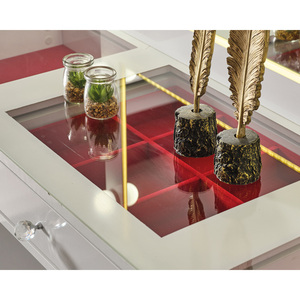 Tocador con Espejo Iluminado Favorito de las Influencers, Mesa de Maquillaje de Fácil Montaje para Dormitorio, Hotel, Baño, Comedor, Sala de Estar, Estilo Moderno - Product Image 3