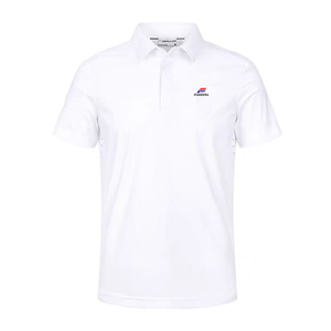 Camiseta Polo Deportiva Elástica de Manga Corta para Hombre, Color Negro - Product Image 5