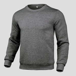 Sudadera deportiva personalizada para hombre, ropa de calle orgánica de cuello redondo para gimnasio para otoño, venta al por mayor, Sudadera de cuello redondo a la moda para correr - Product Image 3