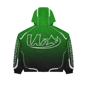 Survêtement unisexe personnalisé, coupe évasée, style football, ample, en polyester, zippé, coupe-vent d'hiver, en nylon, pour hommes - Product Image 6