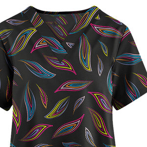 Camiseta de Belleza de la Mejor Calidad para Mujer, Uniforme de Trabajo Elegante para Salón de Belleza con Bolsillo Opcional - Product Image 3