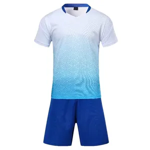批发定制设计足球服升华印花足球运动服独特设计最受欢迎的足球服