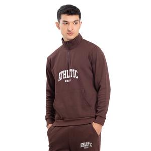 Sudadera con capucha y pantalones de chándal con cremallera de cuarto para hombre con estampado personalizado, conjunto de 2 piezas, chándales para hombre de alta calidad, conjunto de chándal con estampado Puff - Product Image 1