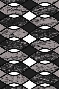 Alfombra Turca de Poliéster Afelpado Adiva, Tejida a Máquina con Diseño Jacquard, de Pelo Alto, Reversible, Acolchada y Lavable con Base de Yute - Product Image 5