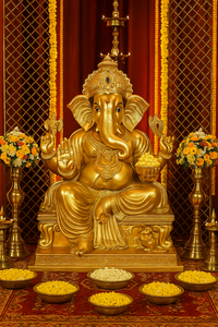 Estatuas de elefante de fibra elegantes para decoración de boda, configuración de entrada al por mayor, ceremonia india, boda, pasillo, elefante decorativo - Product Image 5