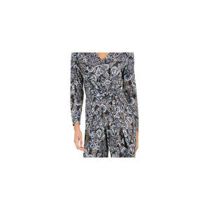 Tuta Intera Nera da Donna NY Collection, Vita Alta con Bottoni, Stampa in Chiffon, Taglie dalla Petite alla 3XL, Stile Fitness - Product Image 2