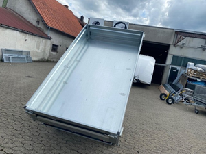 Nouveau benne arrière de remorque benne 2500, 2.5 à., pompe électrique, 259x143x35cm - Product Image 4