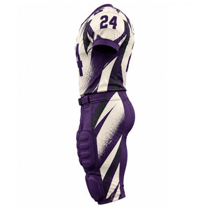 Uniforme de Fútbol Americano Ligero y Transpirable de Poliéster, Diseño Personalizado de Primera Calidad con Colores y Tallas a Medida - Product Image 2