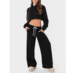 Pantalon ample décontracté pour femmes Sport Running Direct Factory Price Wholesale Baggy Sweat Pants avec poches - Product Image 2