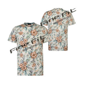 T-shirt décontracté léger 100% coton pour hommes et femmes séchage rapide confortable avec conception unie d'impression de logo de sublimation personnalisée - Product Image 1