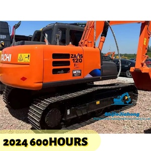 Excavatrice Hitachi ZX120 d'occasion 2024 à bas prix, 12 tonnes, modèle ZX120, pelle sur chenilles 12t, machine hydraulique sur chenilles, livraison mondiale, vente à prix réduit - Product Image 1