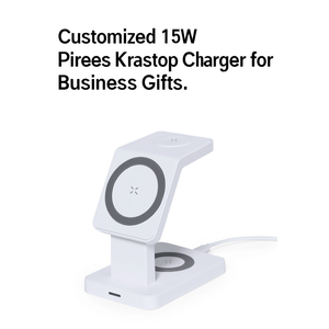 Caricatore Wireless Krastop Personalizzato da 15W per Regali Aziendali - Product Image 2