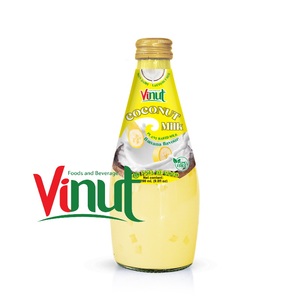 Fournisseurs de boissons à marque privée au Vietnam : Lait de coco 290 ml en bouteille de verre avec café et nata de coco, faible en glucides - Product Image 6